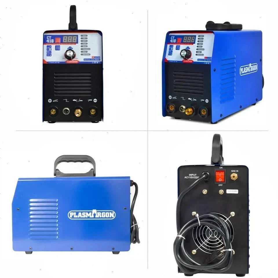 CT418 220V 3-in-1 Multifunctional Machine Plasma Cutter CUT/TIG/MMA Welder DC