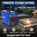 3-IN-1 110V/220V Plasma Cutter Welder IGBT Inverter 200A TIG/180A ARC/50A CUT
