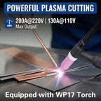3-IN-1 110V/220V Plasma Cutter Welder IGBT Inverter 50A CUT/200A TIG/180A ARC