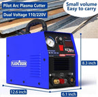 CUT65Pro 110V/220V 65A Plasma Cutter IGBT Inverter Pilot Arc LED 18mm Clean Cuts