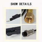 PT31 Plasma Cutter Torch Black Straight 5M/16ft Fit CUT55/65 Plasma Torch
