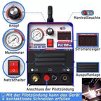 CUT55Pro 110V/220V 55A Plasma Cutter IGBT LED Display 1/2'' Inch Clean Cuts