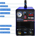 PLC65 110V/220V 65A Plasma Cutter Machine Pilot Arc IGBT Inverter LED Display