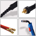 MB-15AK MIG/MAG Welder Torch 5M/16FT CO2 Euro Connector Fit Welder Machine