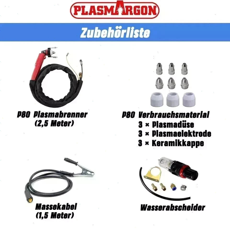 MIG200 110V/220V 3-IN-1 MIG Welder 200A Gasless MIG/TIG/MMA IGBT Welding Machine