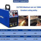 CT418 220V 3-in-1 Multifunctional Machine Plasma Cutter CUT/TIG/MMA Welder DC