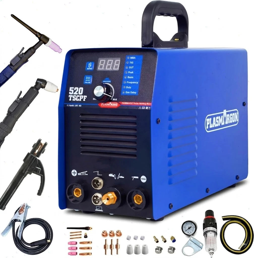 3-IN-1 110V/220V Plasma Cutter Welder IGBT Inverter 50A CUT/200A TIG/180A ARC