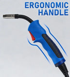 MB-15AK MIG/MAG Welder Torch 5M/16FT CO2 Euro Connector Fit Welder Machine