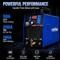 3-IN-1 110V/220V Plasma Cutter Welder IGBT Inverter 200A TIG/180A ARC/50A CUT