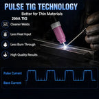 3-IN-1 110V/220V Plasma Cutter Welder IGBT Inverter 200A TIG/180A ARC/50A CUT